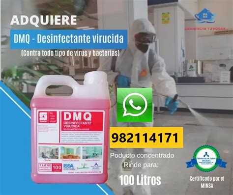 Amonio Cuaternario Desinfectante San Isidro Servicios Generales L R