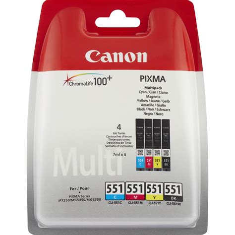 Canon Tinte Cli Multipack B Schwarz Cyan Magenta Gelb