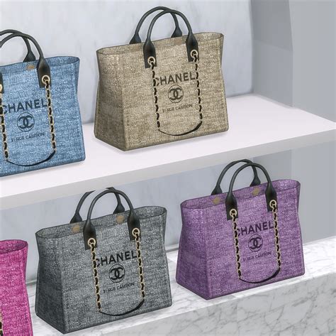 Platinumluxesims Chanel Deauville Luxury Tote Tweed Edition