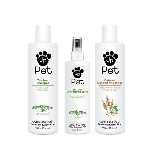 Tea Tree Range Of Dog Shampoo John Paul Pet Australia