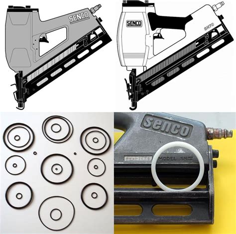 Senco SN4 SNIV O Ring LB3500 Rebuild Kit