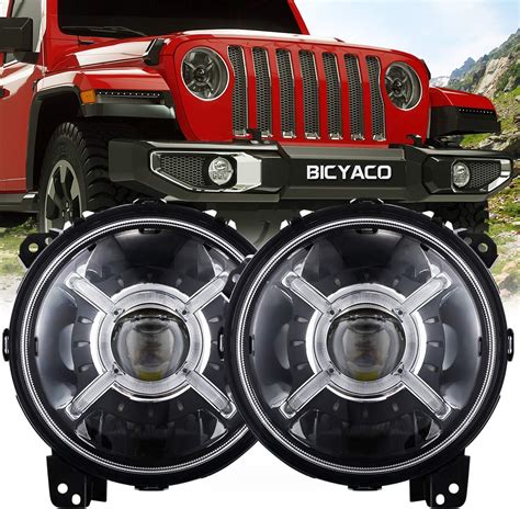 Z Offroad New Inch Led Halo Headlights With White Drl For