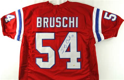 Tedy Bruschi Signed Patriots Jersey (Bruschi Hologram) | Pristine Auction