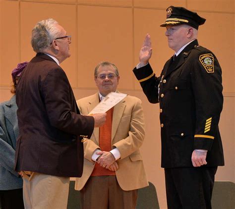 Six Npd Officers Honored In Promotion Ceremony Nancy On Norwalk