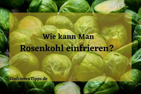 Rosenkohl Problemlos Einfrieren So Funktioniert S Einfrieren Tipps