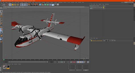 Amphibious Aircraft Flight 3D Model - TurboSquid 1872797