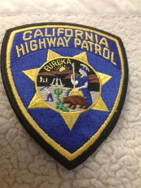 California Highway Patrol Police Patches Police State Police