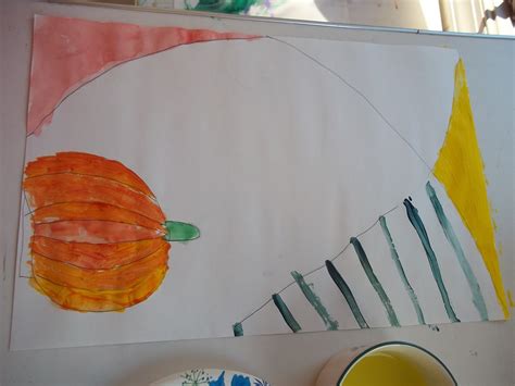 Sweet Tea Classroom: Pumpkin Art Kids: Kids Pumpkin Painting