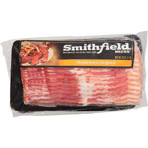 Smithfield Original Hickory Smoked Bacon 16 Oz 3 Pk Sams Club