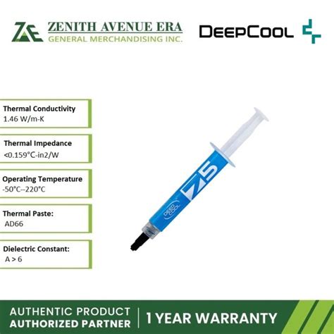 Deepcool Z5 AD66 3g Thermal Grease Lazada PH