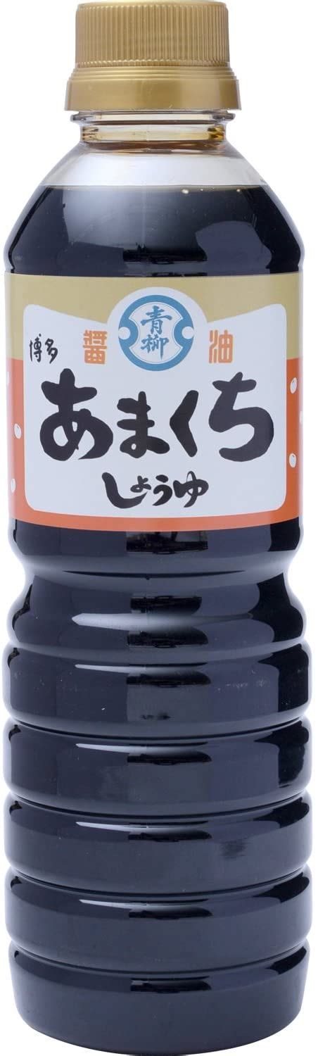 【楽天市場】 青柳醤油 博多あまくちしょうゆ 500ml 九州 福岡 こうじ 糀 こいくち しょうゆ だし 味噌：にじデパート楽天市場店