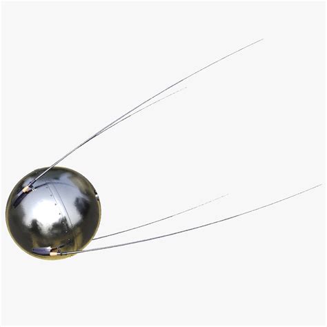 3d Sputnik 1 Satellite Model