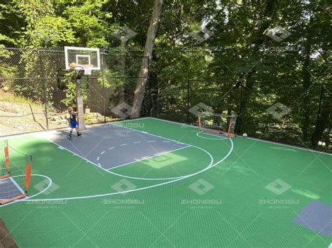 Interlocking Sports Backyard Basketball Court Flooring Tiles Pp Mat ...