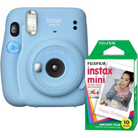 Fujifilm Instax Mini 11, sky blue + film - Instant cameras - Photopoint