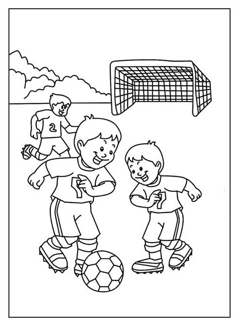 Desenhos De Futebol Para Colorir Bora Colorir