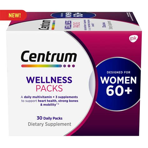 Women 60 Daily Vitamin Packs Centrum