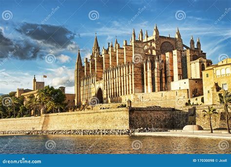 Palma Cathedral stock photo. Image of pillars, building - 17030098