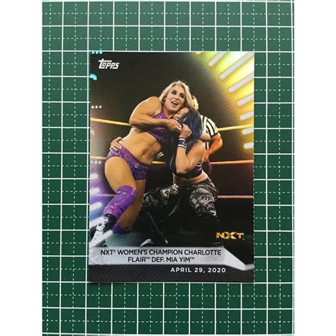 Topps Wwe Women S Division Nxt Women S Champion Charlotte