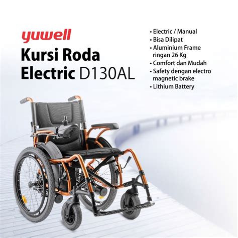 Jual Kursi Roda Elektrik D130AL Kursi Roda Listrik Yuwell Kroda