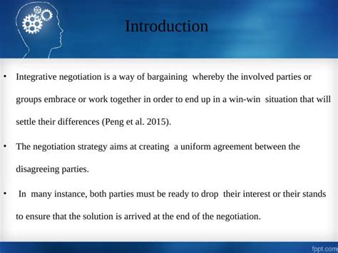 Integrative Negotiation Strategies And Factors For Successful Outcomes