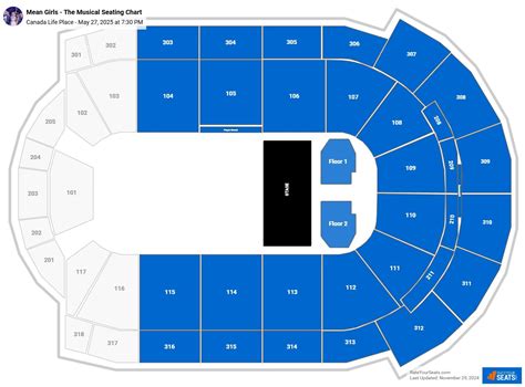 Canada Life Place Seating Chart