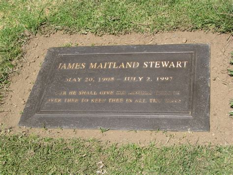 James Stewarts Grave Forest Lawn Memorial Park Glendale Flickr