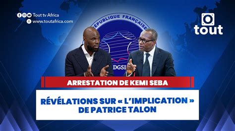 Arrestation de Kemi Seba révélations sur limplication de Patrice