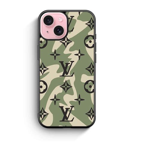 Louis Vuitton Camo iPhone 15 | iPhone 15 Plus | iPhone 15 Pro | iPhone 15 Pro Max Case – MerchPrintz