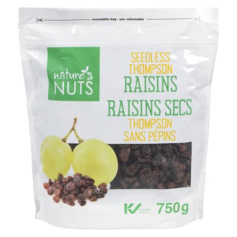 Nature S Nuts Thompson Raisins Seedless Urban Fare