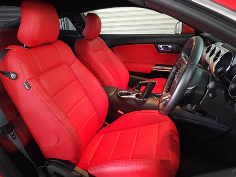 MUSTANG GT 5.0 2017 Leather Seat Covers & Upholstery Installer - Newton ...