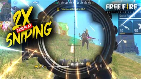 2x Sniping Full Map Gameplay Free Fire Solo Vs Squad INDIVIDUAL