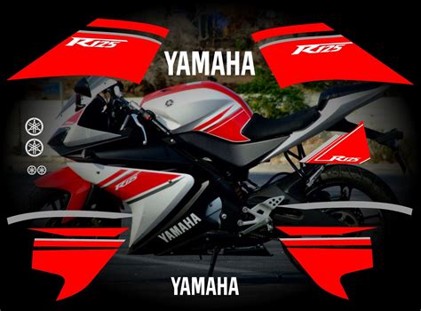 Zen Graphics Yamaha YZF R125 Replacement Decals Stickers