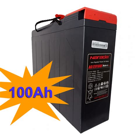 Battery Of Gel Narada 12v 100ah Ag12v100f Sestecom Ca