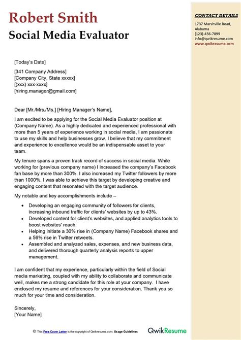 Digital Marketing Director Cover Letter Examples QwikResume