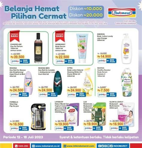 Harga Promo Indomaret 16 Juli 2023 Nikmati Promo Super Hemat Di Akhir