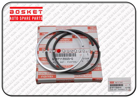 Standard Piston Ring Set Suitable For Isuzu