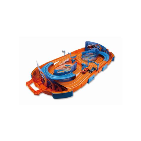 Just toys Hot Wheels Track Set Βαλιτσάκι Αυτοκινητόδρομος Πίστα 2 80M Με Αντάπτορα 83122