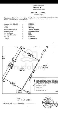 Agricultural Land For Sale Acre S Mersing Johor Mudah My