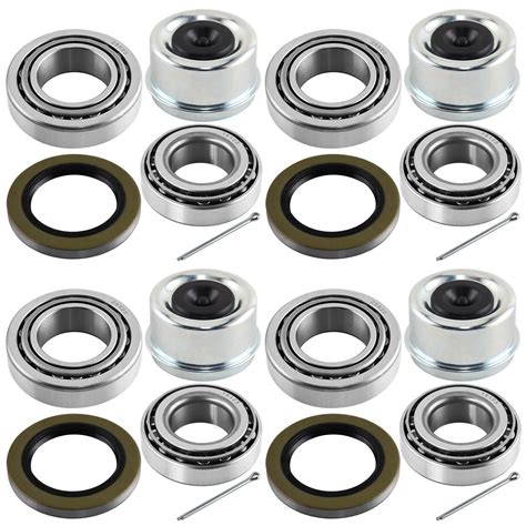 4 Kits 5200 6k Lb Trailer Wheel Bearing Kit 2558025520 And 1512315245