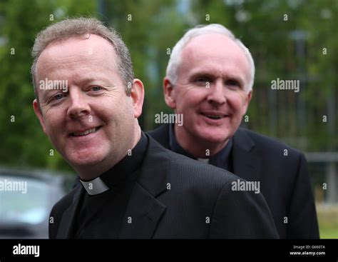 L R Archbishop Eamon Martin And Bishop Brendan Leahy Speak To The Media