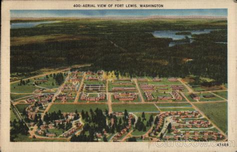 Aerial View of Fort Lewis Washington