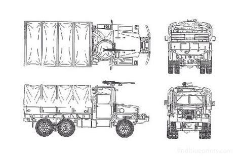 Download drawingAM General M35 2.5ton Truck in ai pdf png svg formats