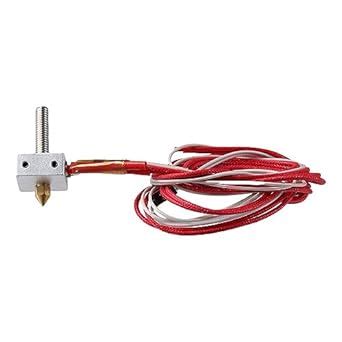 Amazon Hobbyin Mk Hot End Extruder Nozzle Kit Assembled Extruder Brass Kits Mm Mm