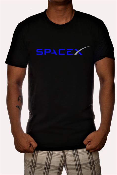 Spacex Space X Tesla Rocket Shirt Tshirt Men Etsy