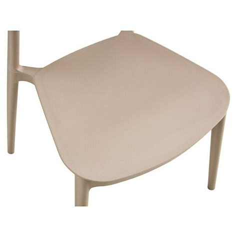 Silla de jardín Tatum L x An x Al 50 x 46 x 80 cm Taupe