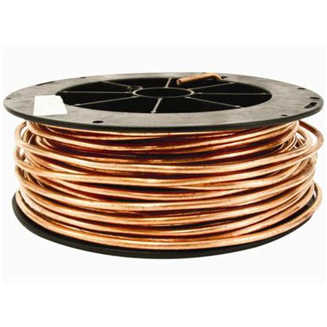 2 AWG Solid Soft Drawn Bare Copper Wire Reel 1000 Ft