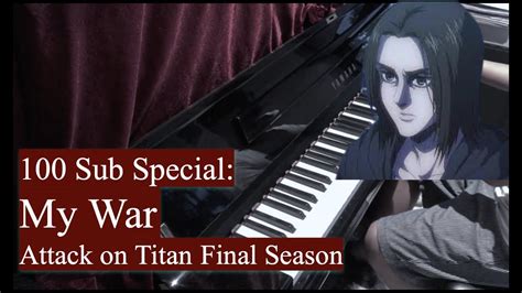 My War Boku No Sensou Attack On Titan Final Season Op Animenz Arr