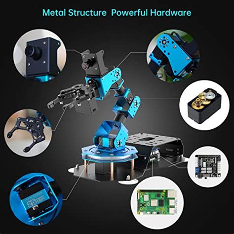 HIWONDER Raspberry Pi 6DOF Robot Arm Kit AI Vision Programming Robot