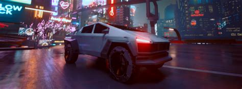 Tesla Cybertruck At Cyberpunk 2077 Nexus Mods And Community