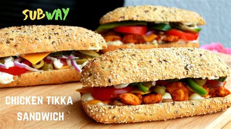 Subway Chicken Tikka Sandwich Recipe Grilled Chicken Sandwich Easy